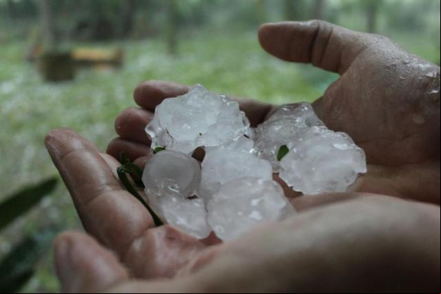 Granizo em Santa Catarina